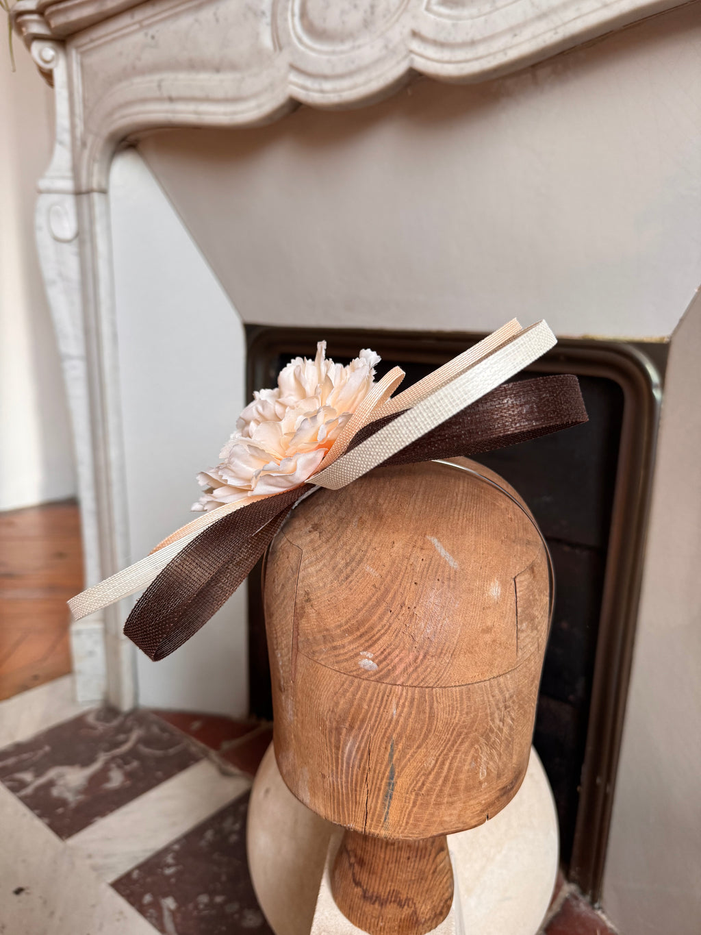 Bibi rose pale et marron