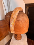 Serre-tête doré en abaca de soie